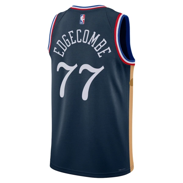 Maglia Philadelphia 76ers VJ Edgecombe City Edition 2025-26 Swingman Navy - Uomo