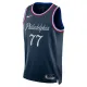 Maglia Philadelphia 76ers VJ Edgecombe City Edition 2025-26 Swingman Navy - Uomo