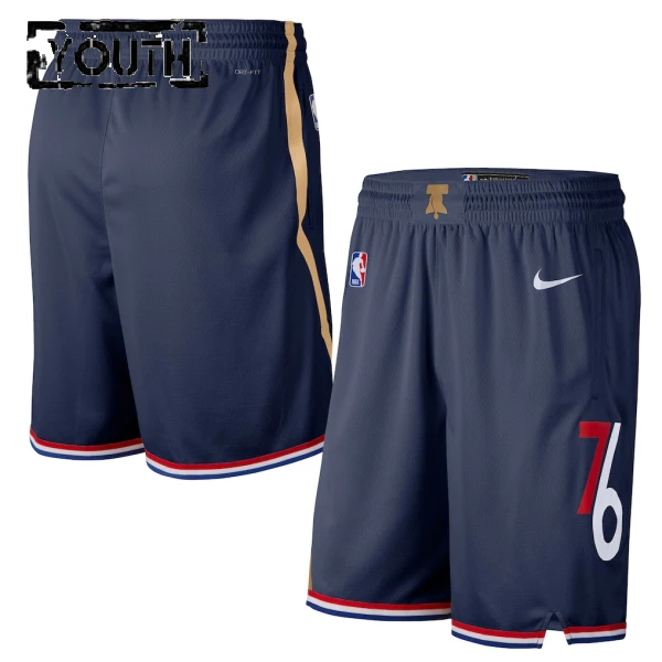 Pantaloncini Philadelphia 76ers City Edition 2025-26 Swingman - Bambino