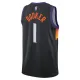 Maglia Phoenix Suns Devin Booker City Edition 2025-26 Swingman Nero - Uomo