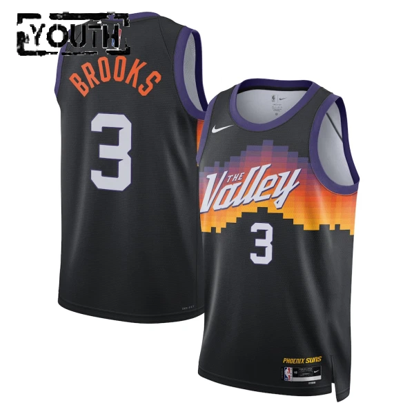 Maglia Phoenix Suns Dillon Brooks City Edition 2025-26 Swingman Nero - Bambino