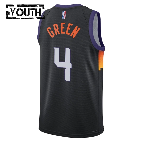 Maglia Phoenix Suns Jalen Green City Edition 2025-26 Swingman Nero - Bambino