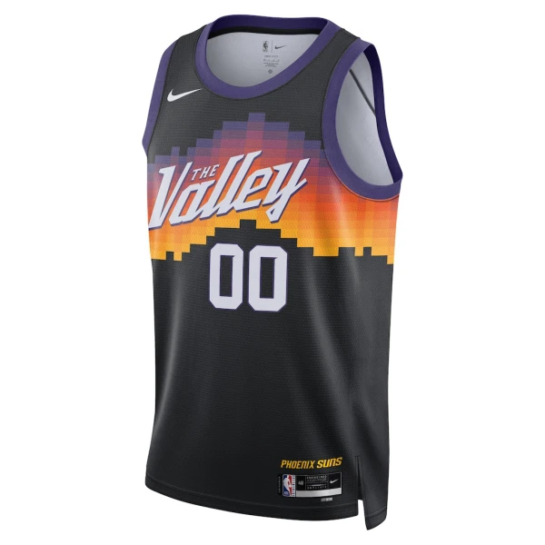 Maglia Phoenix Suns Personalizzata City Edition 2025-26 Swingman Nero - Uomo