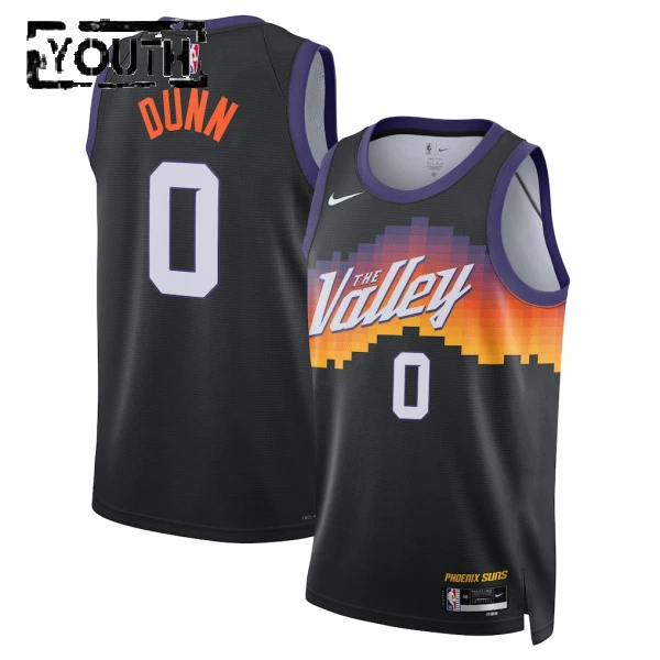 Maglia Phoenix Suns Ryan Dunn City Edition 2025-26 Swingman Nero - Bambino