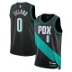 Maglia Portland Trail Blazers Damian Lillard City Edition 2025-26 Swingman Nero - Uomo