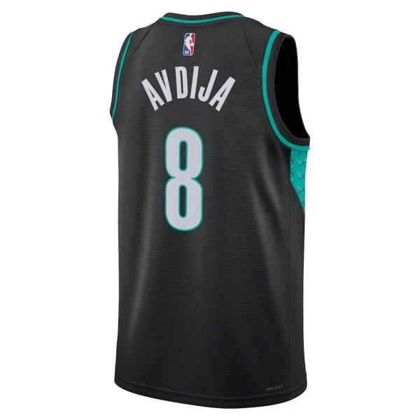 Maglia Portland Trail Blazers Deni Avdija City Edition 2025-26 Swingman Nero - Uomo