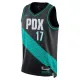 Maglia Portland Trail Blazers Shaedon Sharpe City Edition 2025-26 Swingman Nero - Uomo