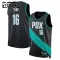Maglia Portland Trail Blazers Yang Hansen City Edition 2025-26 Swingman Nero - Bambino