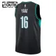 Maglia Portland Trail Blazers Yang Hansen City Edition 2025-26 Swingman Nero - Bambino
