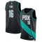 Maglia Portland Trail Blazers Yang Hansen City Edition 2025-26 Swingman Nero - Uomo