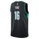 Maglia Portland Trail Blazers Yang Hansen City Edition 2025-26 Swingman Nero - Uomo