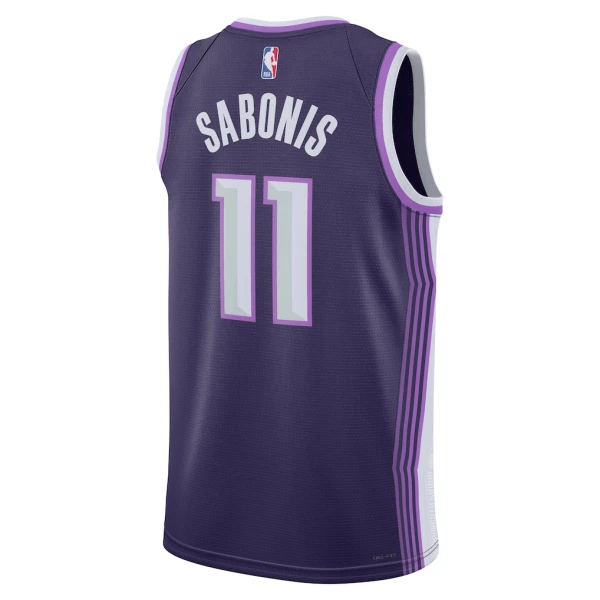 Maglia Sacramento Kings Domantas Sabonis City Edition 2025-26 Swingman Viola - Uomo