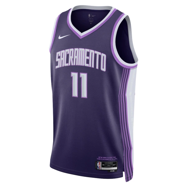 Maglia Sacramento Kings Domantas Sabonis City Edition 2025-26 Swingman Viola - Uomo