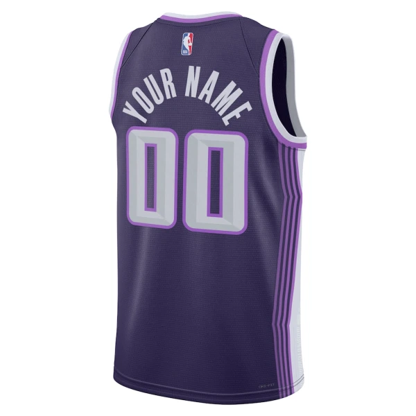 Maglia Sacramento Kings Personalizzata City Edition 2025-26 Swingman Viola - Uomo
