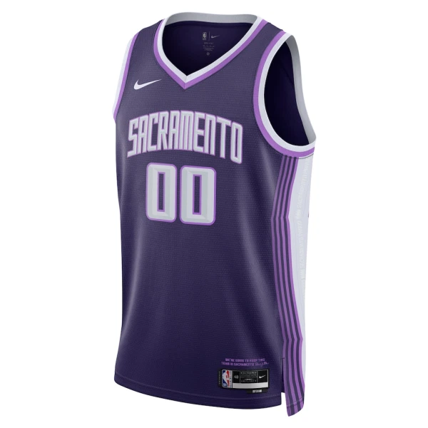 Maglia Sacramento Kings Personalizzata City Edition 2025-26 Swingman Viola - Uomo
