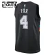 Maglia San Antonio Spurs De Aaron Fox City Edition 2025-26 Swingman Nero - Bambino