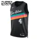 Maglia San Antonio Spurs De Aaron Fox City Edition 2025-26 Swingman Nero - Bambino