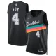 Maglia San Antonio Spurs De Aaron Fox City Edition 2025-26 Swingman Nero - Uomo