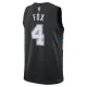 Maglia San Antonio Spurs De Aaron Fox City Edition 2025-26 Swingman Nero - Uomo