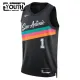 Maglia San Antonio Spurs Victor Wembanyama City Edition 2025-26 Swingman Nero - Bambino