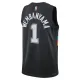 Maglia San Antonio Spurs Victor Wembanyama City Edition 2025-26 Swingman Nero - Uomo