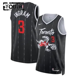Maglia Toronto Raptors Brandon Ingram City Edition 2025-26 Swingman Nero - Bambino