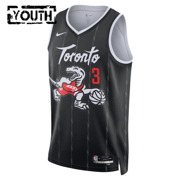 Maglia Toronto Raptors Brandon Ingram City Edition 2025-26 Swingman Nero - Bambino