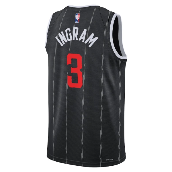 Maglia Toronto Raptors Brandon Ingram City Edition 2025-26 Swingman Nero - Uomo
