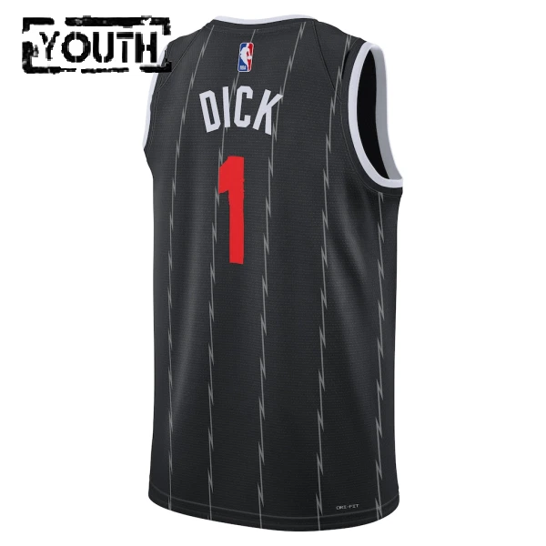 Maglia Toronto Raptors Grady Dick City Edition 2025-26 Swingman Nero - Bambino