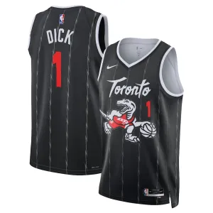 Maglia Toronto Raptors Grady Dick City Edition 2025-26 Swingman Nero - Uomo