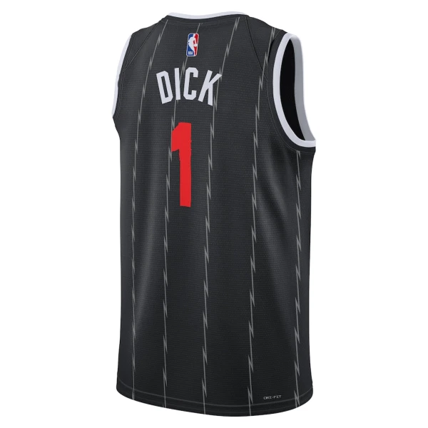 Maglia Toronto Raptors Grady Dick City Edition 2025-26 Swingman Nero - Uomo
