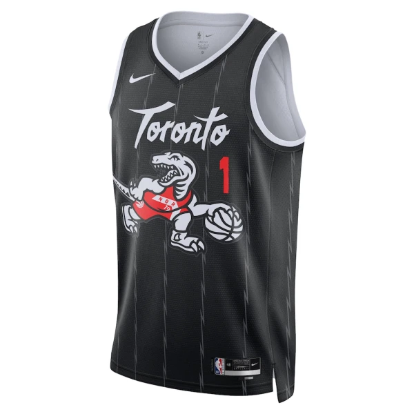 Maglia Toronto Raptors Grady Dick City Edition 2025-26 Swingman Nero - Uomo
