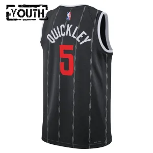 Maglia Toronto Raptors Immanuel Quickley City Edition 2025-26 Swingman Nero - Bambino