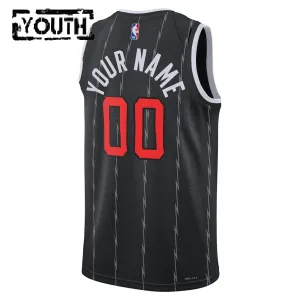 Maglia Toronto Raptors Personalizzata City Edition 2025-26 Swingman Nero - Bambino