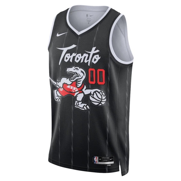 Maglia Toronto Raptors Personalizzata City Edition 2025-26 Swingman Nero - Uomo