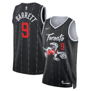 Maglia Toronto Raptors RJ Barrett City Edition 2025-26 Swingman Nero - Uomo
