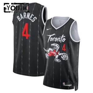 Maglia Toronto Raptors Scottie Barnes City Edition 2025-26 Swingman Nero - Bambino