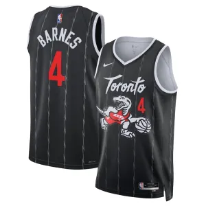 Maglia Toronto Raptors Scottie Barnes City Edition 2025-26 Swingman Nero - Uomo