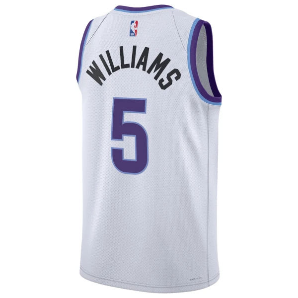 Maglia Utah Jazz Cody Williams Association Edition 2025-26 Swingman Bianco - Uomo