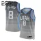 Maglia Utah Jazz Isaiah Collier City Edition 2025-26 Swingman Grigio - Bambino
