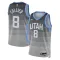 Maglia Utah Jazz Isaiah Collier City Edition 2025-26 Swingman Grigio - Uomo