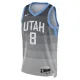 Maglia Utah Jazz Isaiah Collier City Edition 2025-26 Swingman Grigio - Uomo