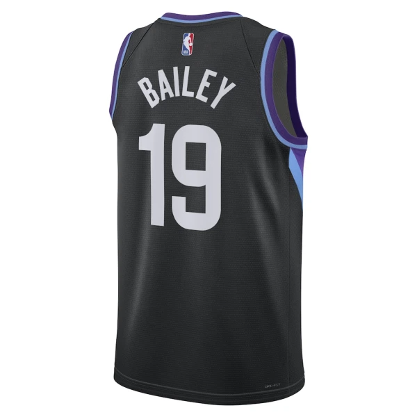 Maglia Utah Jazz Jordan Ace Bailey Statement Edition 2025-26 Swingman Nero - Uomo