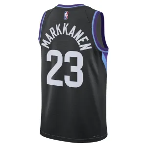 Maglia Utah Jazz Jordan Lauri Markkanen Statement Edition 2025-26 Swingman Nero - Uomo
