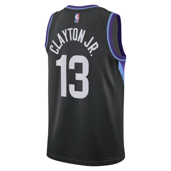 Maglia Utah Jazz Jordan Walter Clayton JR Statement Edition 2025-26 Swingman Nero - Uomo