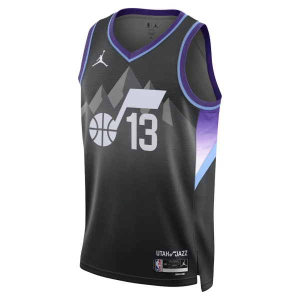 Maglia Utah Jazz Jordan Walter Clayton JR Statement Edition 2025-26 Swingman Nero - Uomo