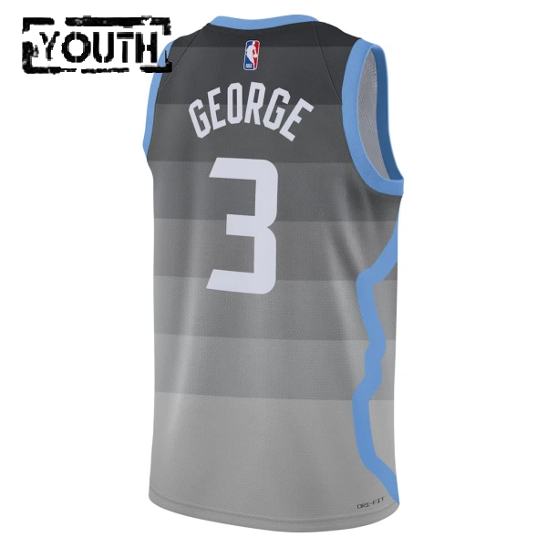 Maglia Utah Jazz Keyonte George City Edition 2025-26 Swingman Grigio - Bambino