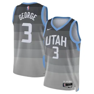 Maglia Utah Jazz Keyonte George City Edition 2025-26 Swingman Grigio - Uomo