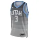 Maglia Utah Jazz Keyonte George City Edition 2025-26 Swingman Grigio - Uomo