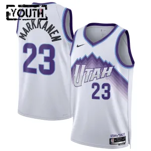 Maglia Utah Jazz Lauri Markkanen Association Edition 2025-26 Swingman Bianco - Bambino